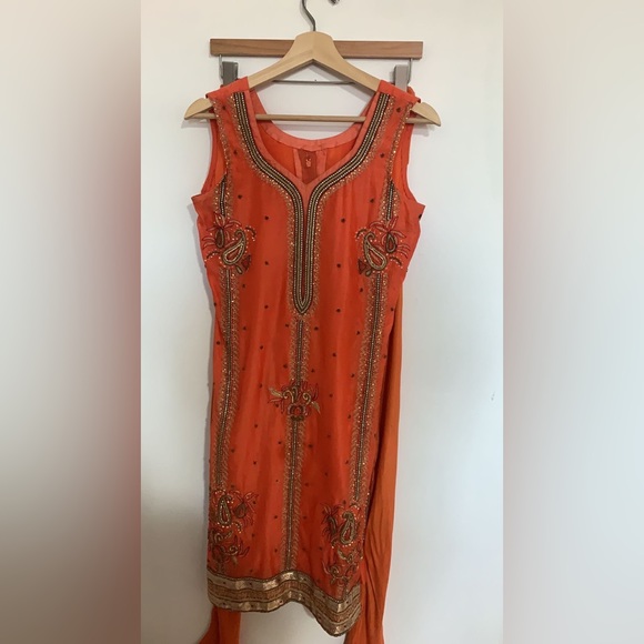 Indian Punjabi Suit Dress 3 Piece Set - Picture 4 of 7